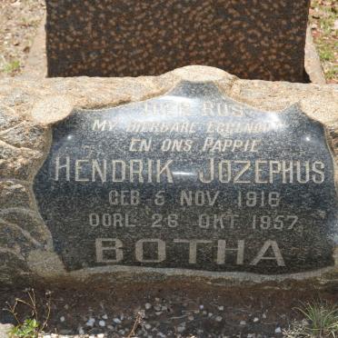 BOTHA Hendrik Jozephus 1916-1957