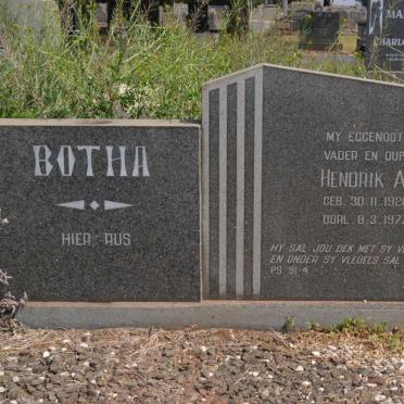 BOTHA Hendrik A. 1928-1977