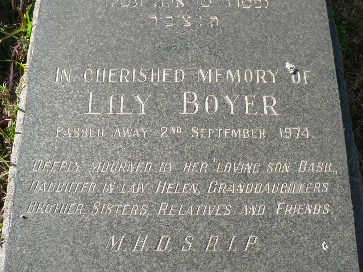 BOYER Lily -1974