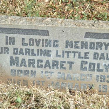 COLYN Margaret 1937-1938