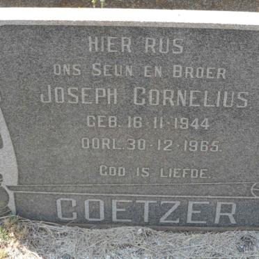 COETZER Joseph Cornelius 1944-1965