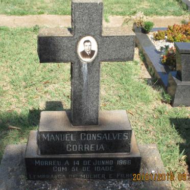 CORREIA Manuel Consalves -1966