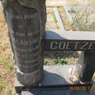 COETZEE Ilma Adelaide nee NEWBY 1916-1972
