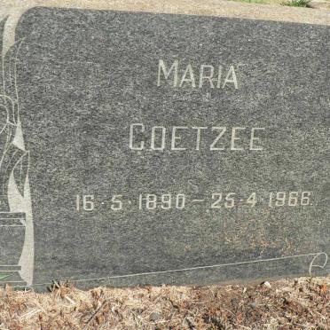 COETZEE Maria 1890-1966 :: COETZEE Muller 1920-1966