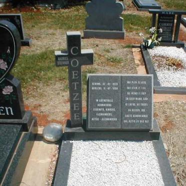 COETZEE Andries Stefanus 19??-19??