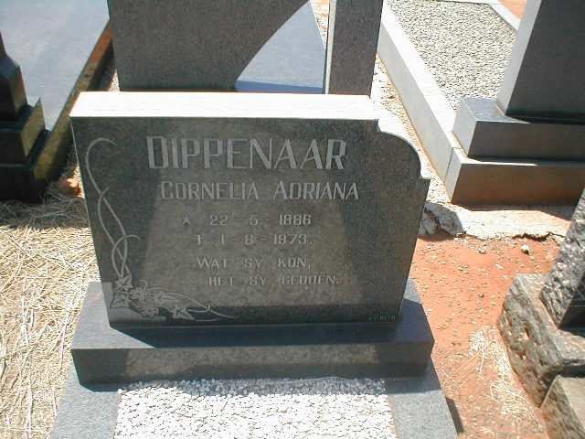 DIPPENAAR Cornelia Adriana 1886-1973