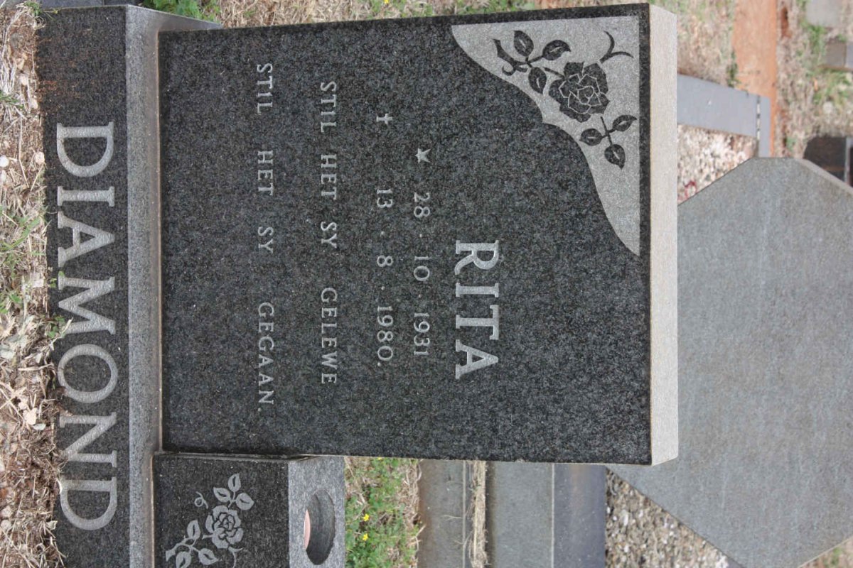 DIAMOND Rita 1931-1980