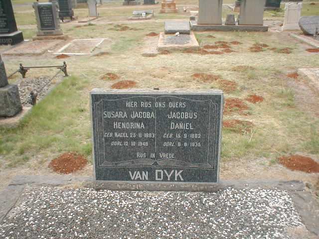 DYK Jacobus Daniel, van 1882-1935 &amp; Susara Jacoba Hendrina NAGEL 1883-1948