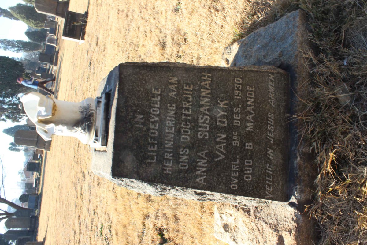 DYK Anna Susannah, van -1930