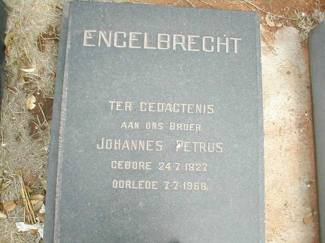 ENGELBRECHT Johannes Petrus 1927-1968