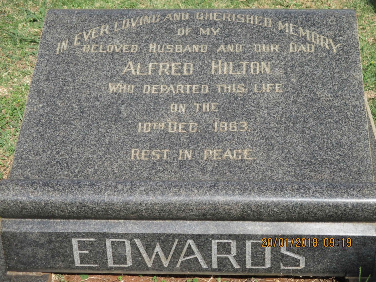 EDWARDS Alfred Hilton -1963