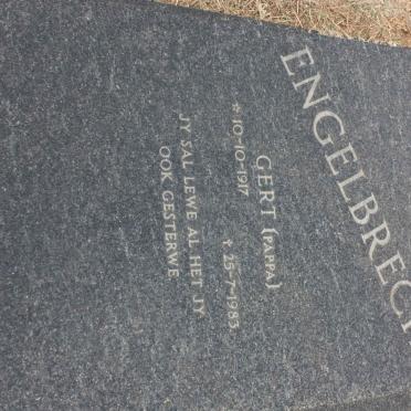 ENGELBRECHT Gert 1917-1983