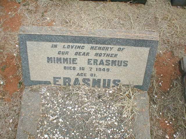 ERASMUS Mimmie  -1949