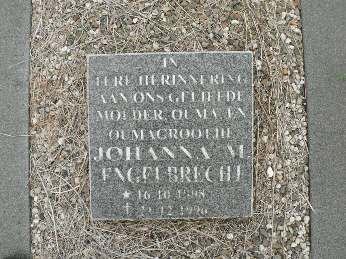 ENGELBRECHT Johanna M. 1908-1996