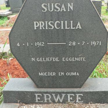 ERWEE Susan Priscilla 1912-1971