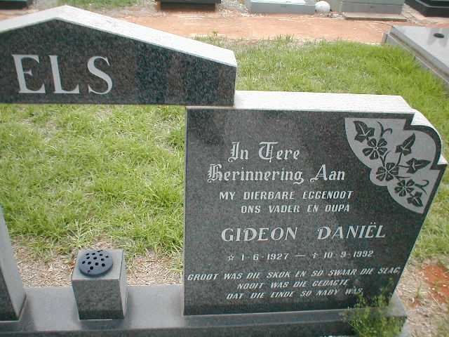 ELS Gideon Daniël 1927-1992