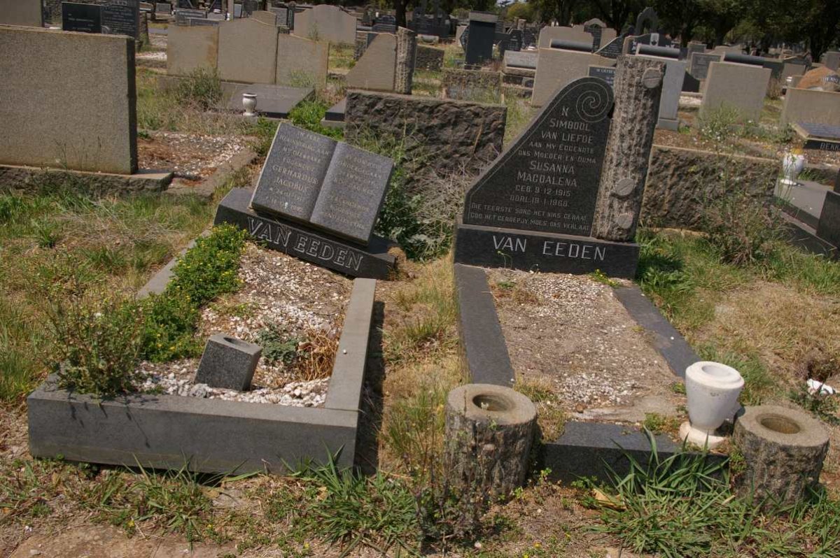EEDEN Gerhardus Jacobus, van 1917-1982 &amp; Susanna Magdalena 1915-1968