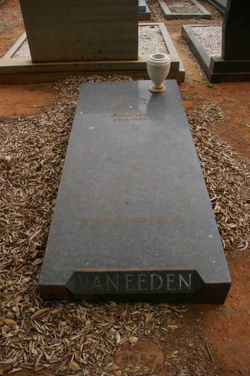 EEDEN Jack, van 1933-1978 &amp; Elma 1934-1988