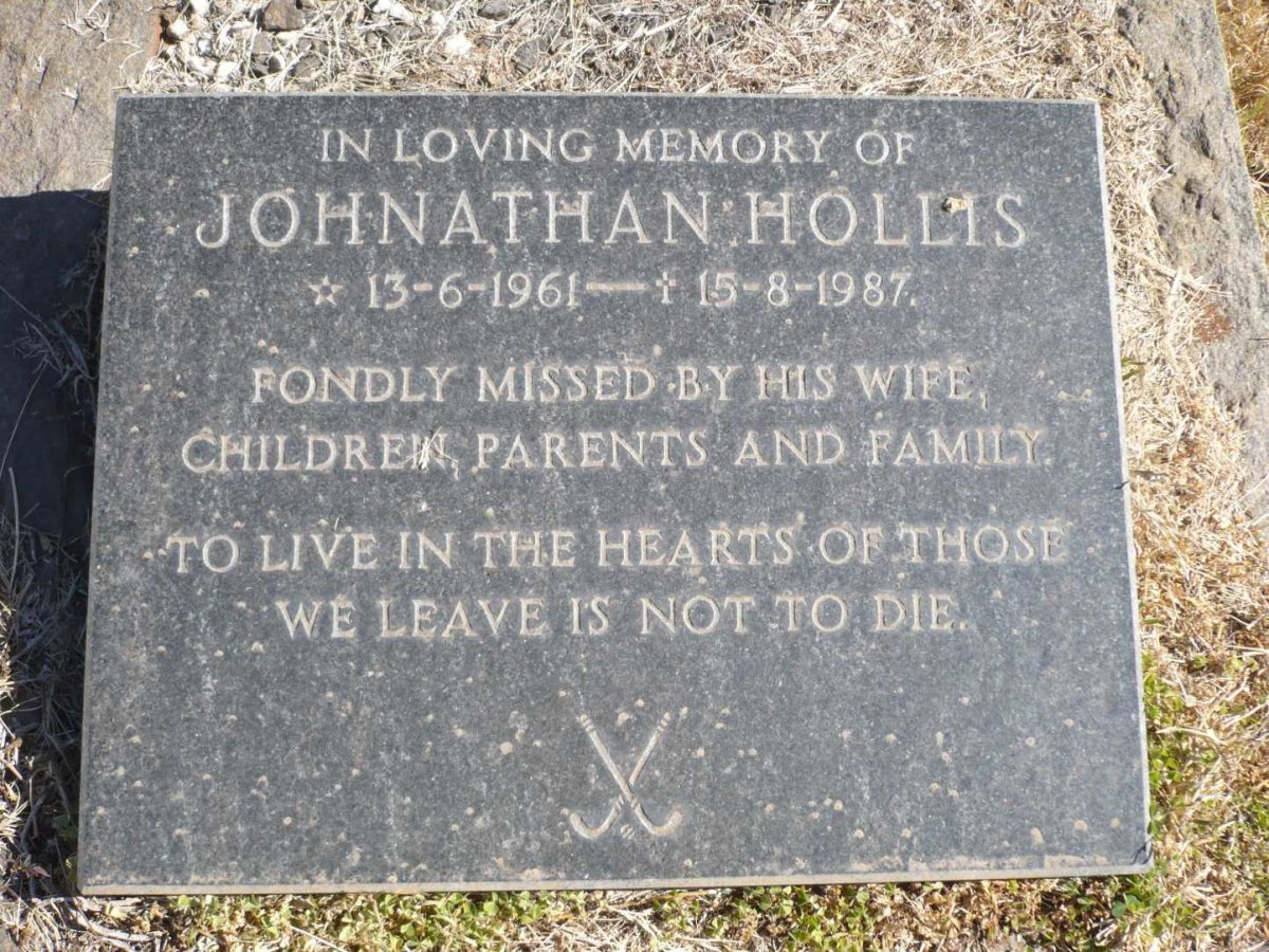 HOLLIS Johnathan 1961-1987