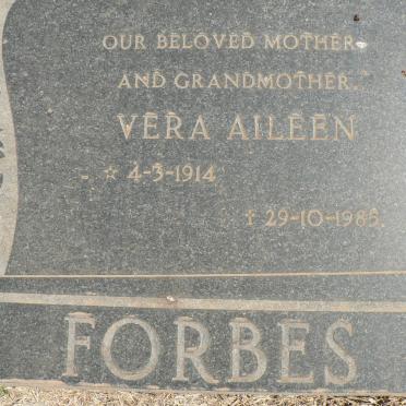 FORBES Vera Aileen 1914-1985