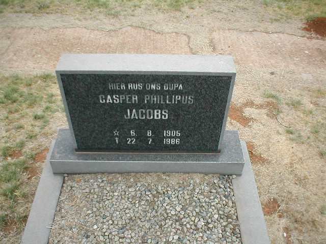 JACOBS Casper Phillipus 1905-1986