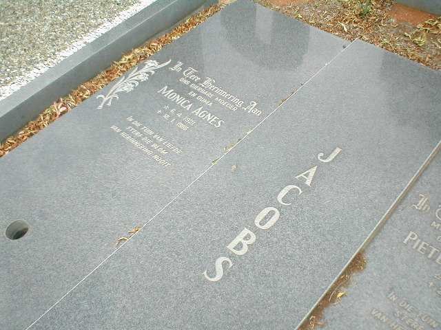 JACOBS Monica Agnes 1921-1985