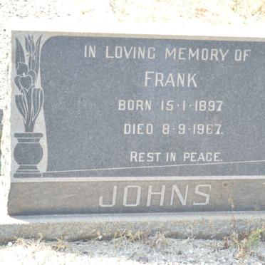 JOHNS Frank 1897-1967