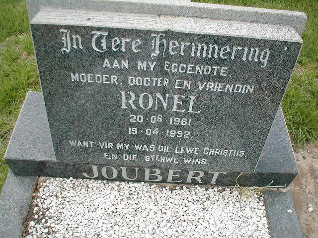 JOUBERT Ronel 1961-1992
