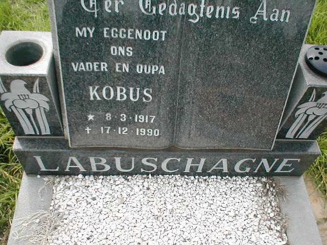 LABUSCHAGNE Kobus 1917-1990
