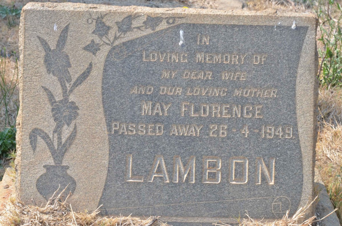 LAMBON May Florence -1949