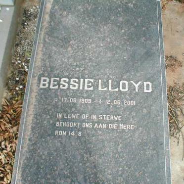 LLOYD Bessie 1909-2001
