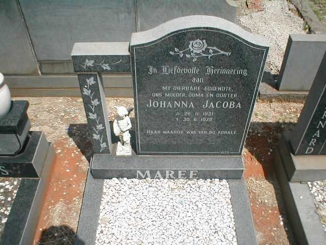 MAREE Johanna Jacoba 1931-1979