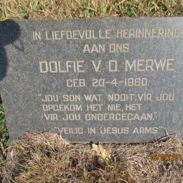 MERWE Dolfie, v.d. 1960-1960