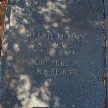 MINNY H.C.H. 1907-1994 &amp; M.P.C. 1907-1988