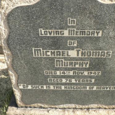 MURPHY Michael Thomas -1942