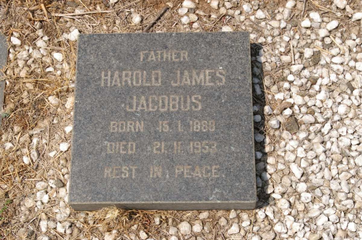 NABAL Harold James Jacobus 1888-1953