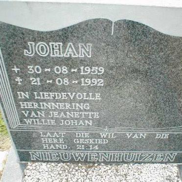NIEUWENHUIZEN Johan 1959-1992