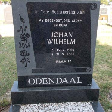 ODENDAAL Johan Wilhelm 1929-2005