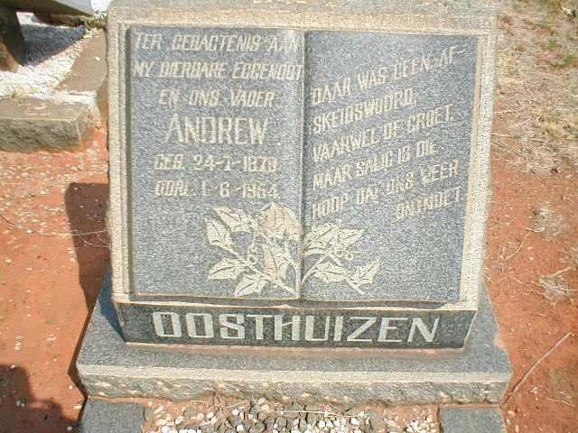 OOSTHUIZEN Andrew 1879-1954