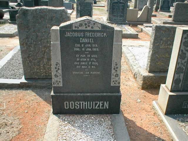 OOSTHUIZEN Jacobus Frederick Daniel 1919-1955