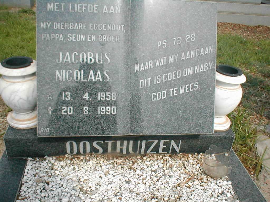 OOSTHUIZEN Jacobus Nicolaas 1958-1990