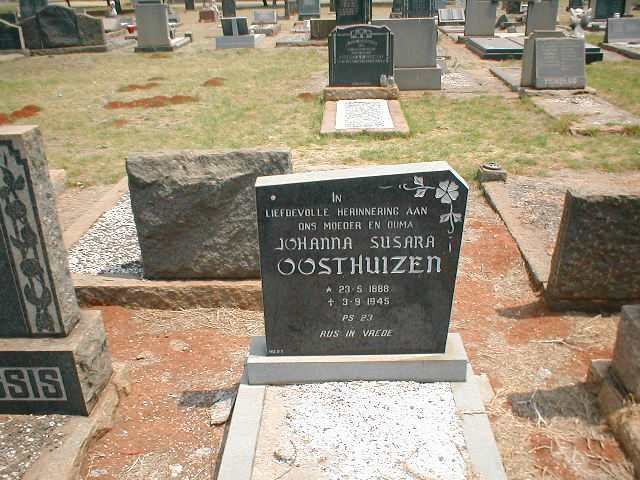 OOSTHUIZEN Johanna Susara 1888-1945