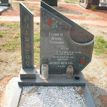 PRINSLOO Jacobus Nicolaas 1955- &amp; Elizabeth Helena Catharina 1959-1997
