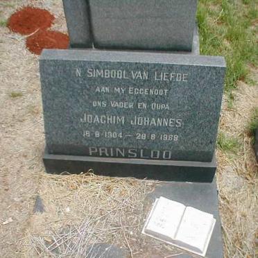 PRINSLOO Joachim Johannes 1904-1969