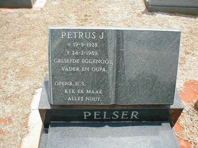 PELSER Petrus J. 1928-1989