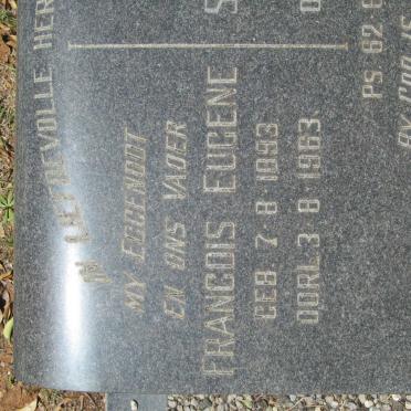 PUREN Francois Eugene 1893-1963 &amp;  Susanna Maria 1905-1999