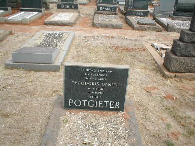 POTGIETER Theodoris Daniel 1912-1950