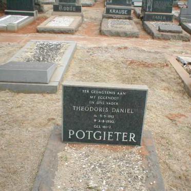 POTGIETER Theodoris Daniel 1912-1950