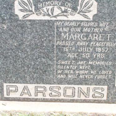 PARSONS Margaret -1957