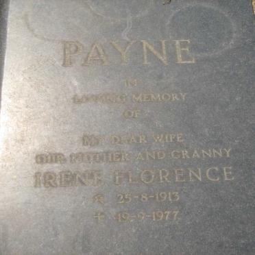 PAYNE Irene Florence 1913-1977